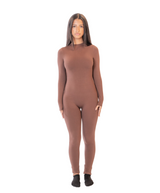 THE SECOND SKIN FULL BODY CHOCOLATE JUMPSUIT